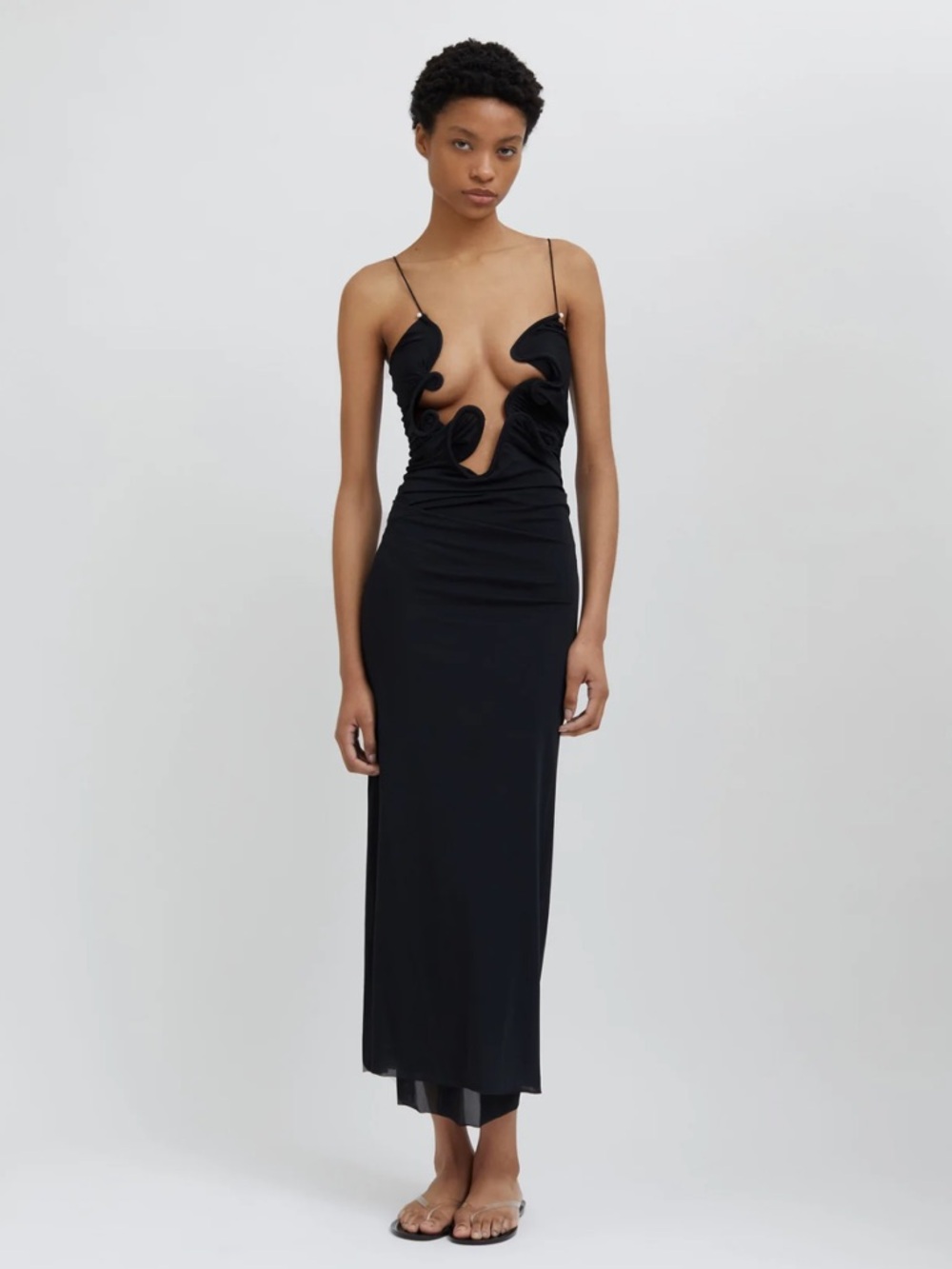 Christopher Esber Molded Venus Dress Black